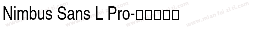 Nimbus Sans L Pro字体转换